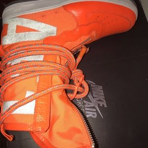 TOTAL ORANGE NIKE SF AF1 HI TOTAL ORANGE 8.5